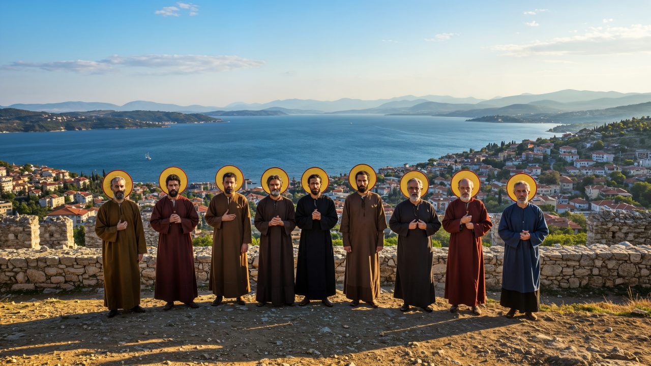 Память Святых Девяти Мучеников, в Кизике Пострадавших