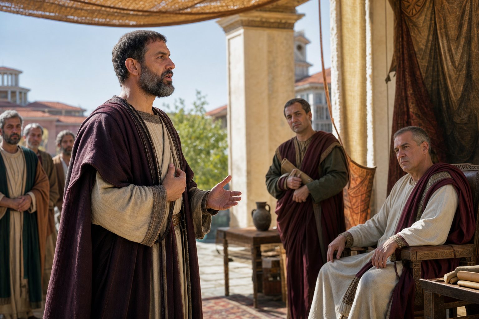 Фотореалистичное изображение, Память святого мученика Василия Анкирского, православный календарь, 2026-01-14, commemoration