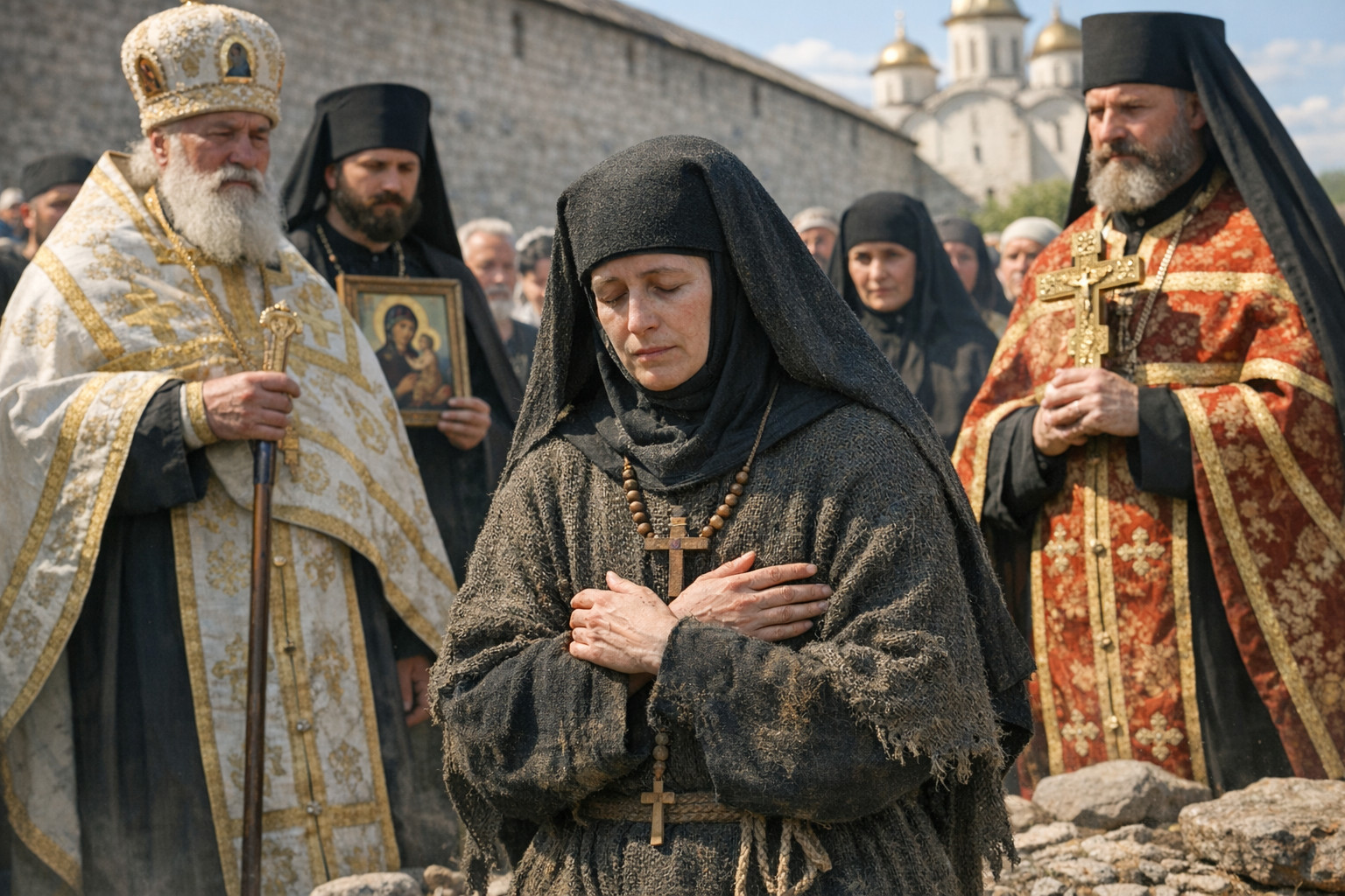 Фотореалистичное изображение, Память преподобной матери нашей Елисаветы чудотворицы, православный календарь, 2026-05-07, commemoration