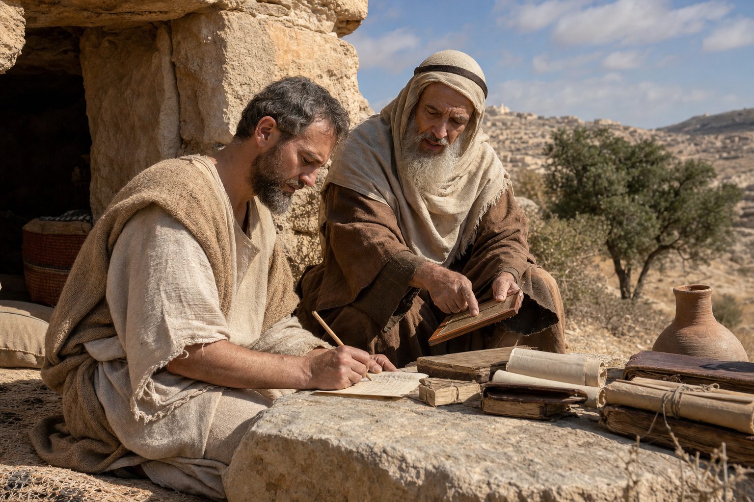 Image photoréaliste, Vie du bienheureux Jérôme, calendrier orthodoxe, 2026-06-28, saint_life
