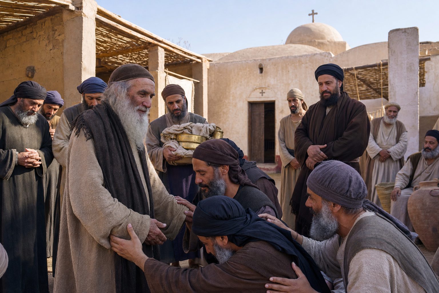 Une image photoréaliste, à la mémoire de Mgr Dula Strastotérpc, calendrier orthodoxe, 2026-06-28, commémoration