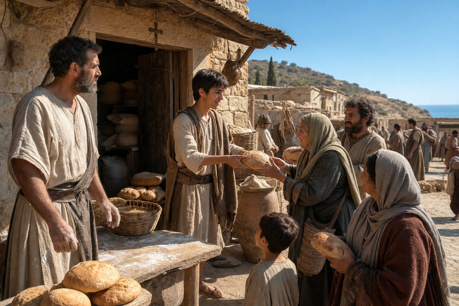 Image photoréaliste, Vie du saint père de notre Tikhon le Miraculeux, évêque d'Amafonte, calendrier orthodoxe, 2026-06-29, saint_life