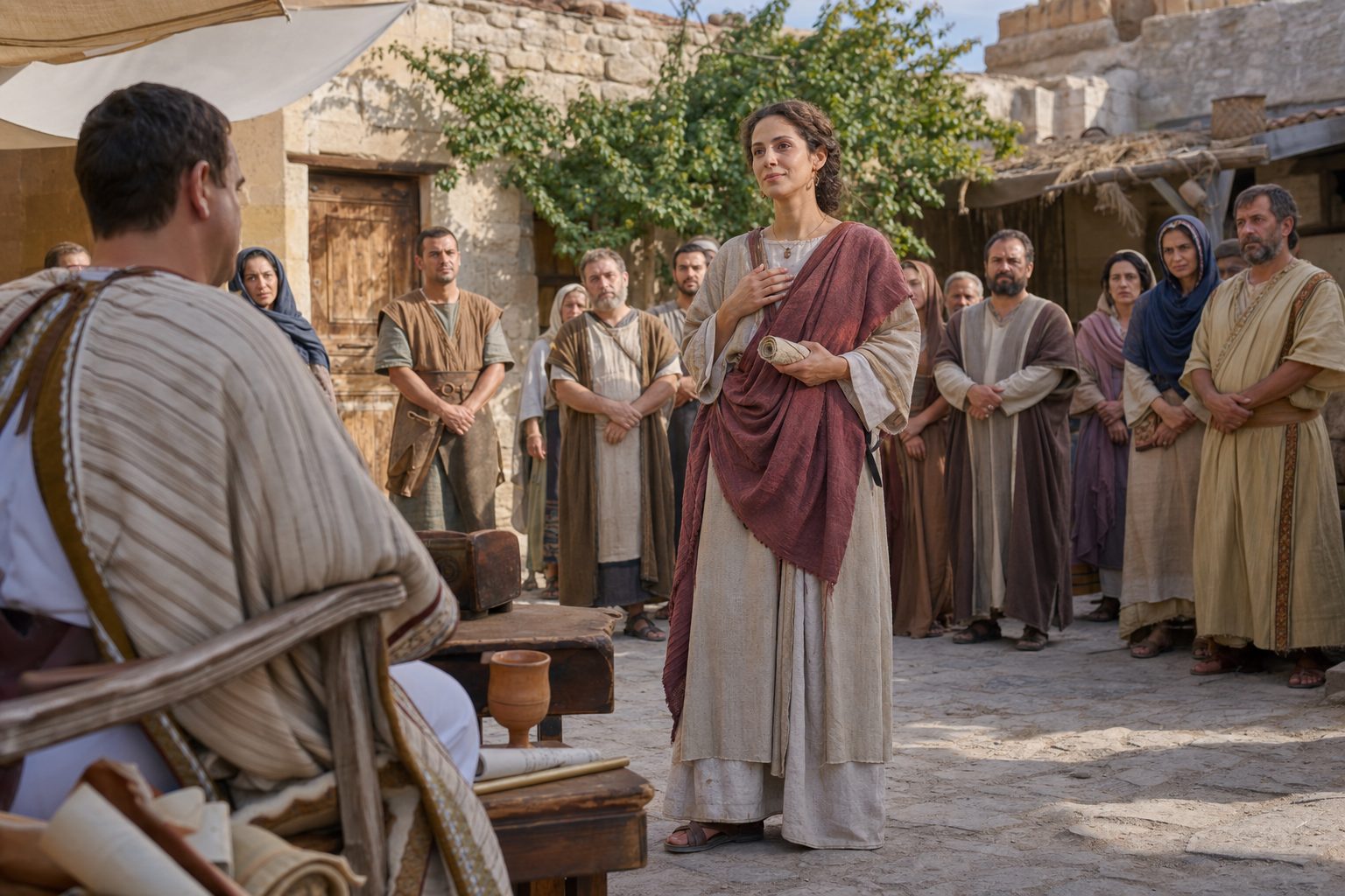 Фотореалистичное изображение, Память святой мученицы Феодотии, православный календарь, 2026-09-30, commemoration